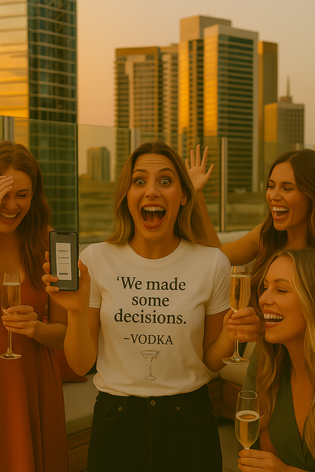 "We Made Some Decisions" - Vodka Fun Party Shirt