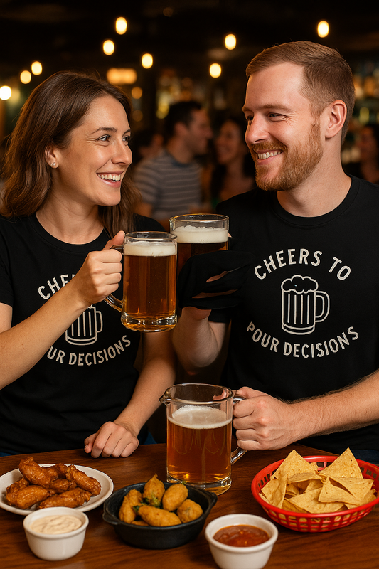 "Cheers To Pour Decisions"