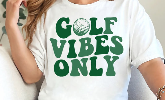 GOLF VIBES ONLY, GOLF TSHIRT