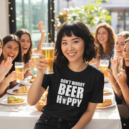 Don't Worry Beer Happy, T-Shirt