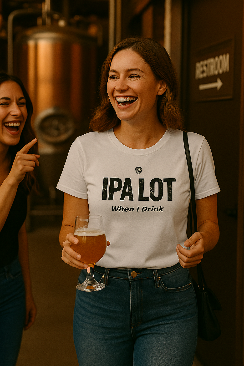 “IPA Lot When I'm Drinking” Funny Quote Drinking Shirt