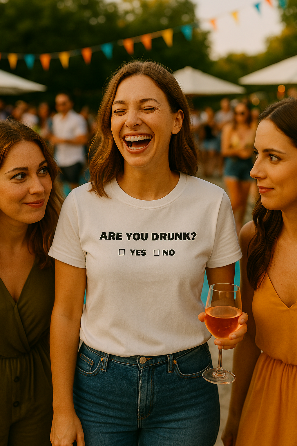 'Are You Drunk?' Funny T-Shirt QR Code (Light Versions)