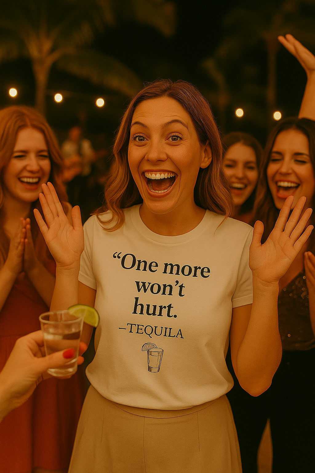 "One More Won't Hurt" - Tequila Funny Quote