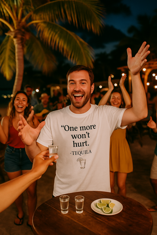 "One More Won't Hurt" - Tequila Funny Quote